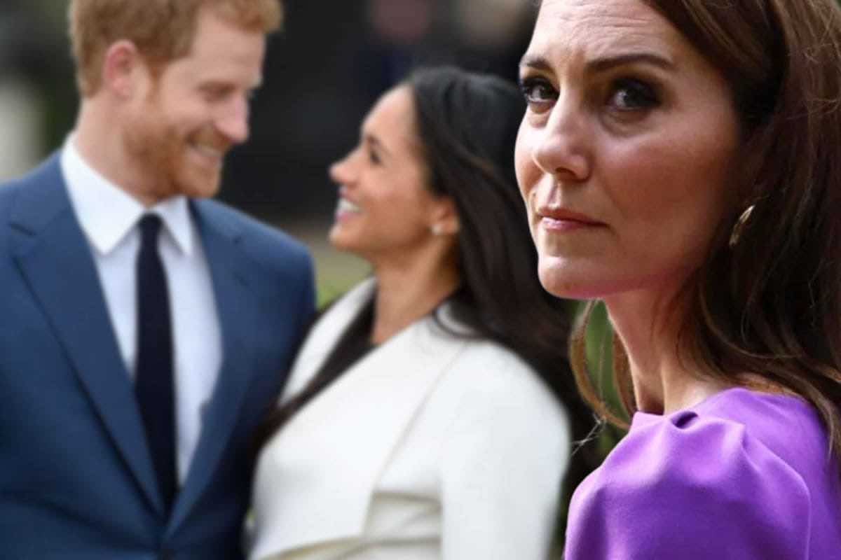 Kate considera Harry e Meghan "irrilevanti"