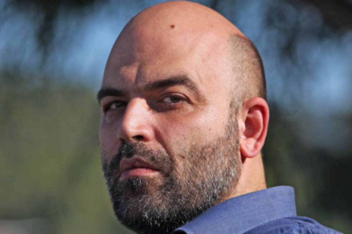 Lo scrittore di "Gomorra" Roberto Saviano.